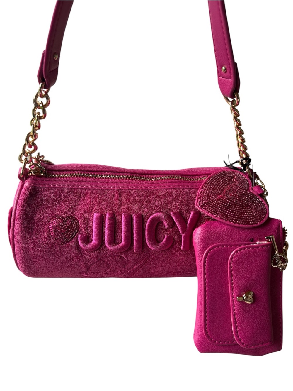 Juicy Couture Velour barrel bag